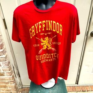 Zuni, Gryffindor, Quidditch, Hogwarts, Red, Shirt, Size XL